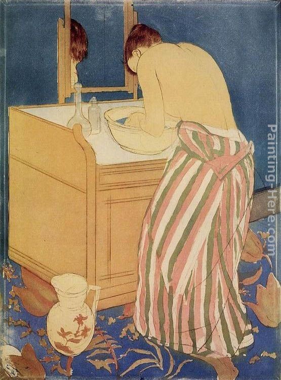 Mary Cassatt Woman Bathing